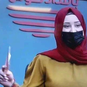 مجریان-زن-با-ماسک-در-پرده-تلویزیون-ظاهر-شدند