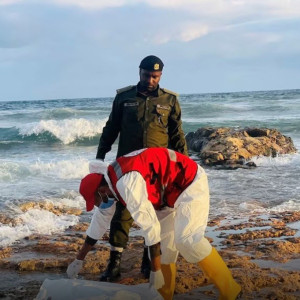 مرگ-۱۸-مهاجر-در-پی-واژگونشدن-قایق-در-سواحل-غربی-لیبیا