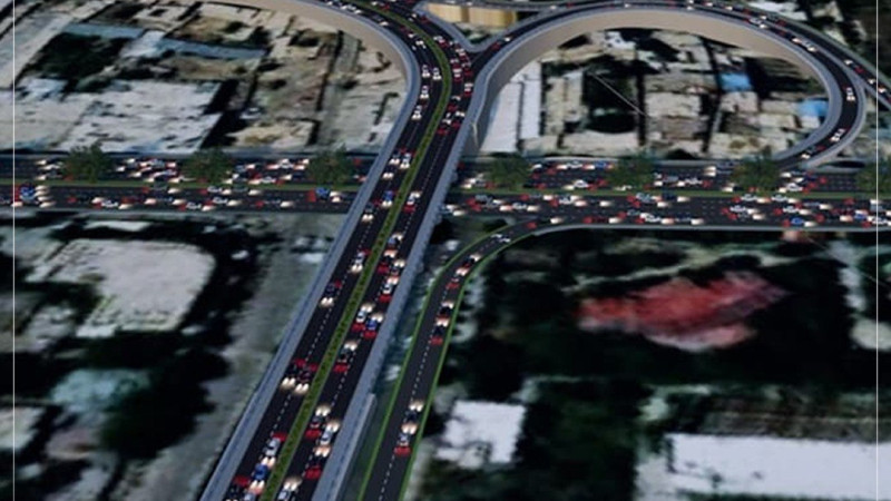 آغاز-ساخت-پل-هوایی-جدید-در-مقابل-ساختمان-مقام-ولایت-کابل