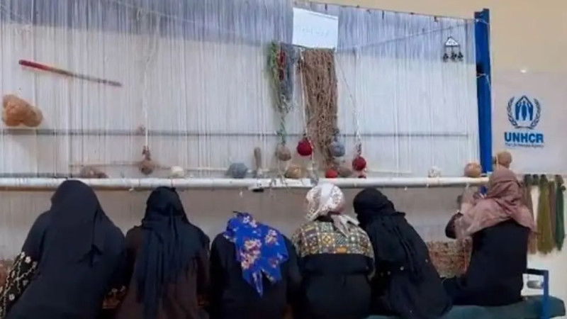 مرکز-قالینبافی-ویژه-زنان-در-بلخ-ایجاد-شد