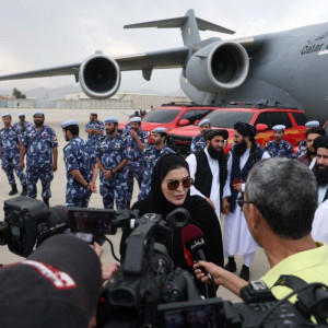 قطر-چهار-هواپیمای-کمکهای-بشردوستانه-به-کابل-ارسال-کرد