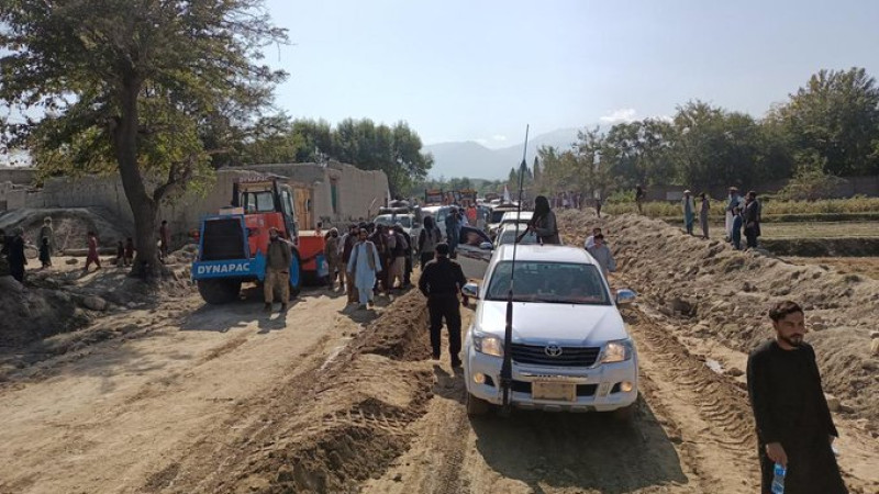 کار-ساخت-خط-دوم-شاهراه-کابل-–-جلالآباد-آغاز-شد