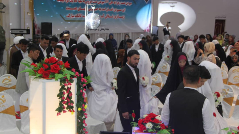 مراسم-عروسی-دسته‌جمعی-۶۰-زوج-جوان-در-کابل-برگزار-شد